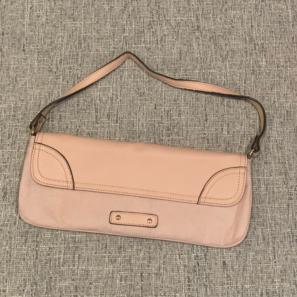 Light pink hand purse